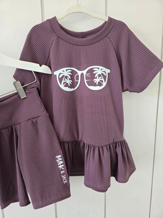 Peplum set